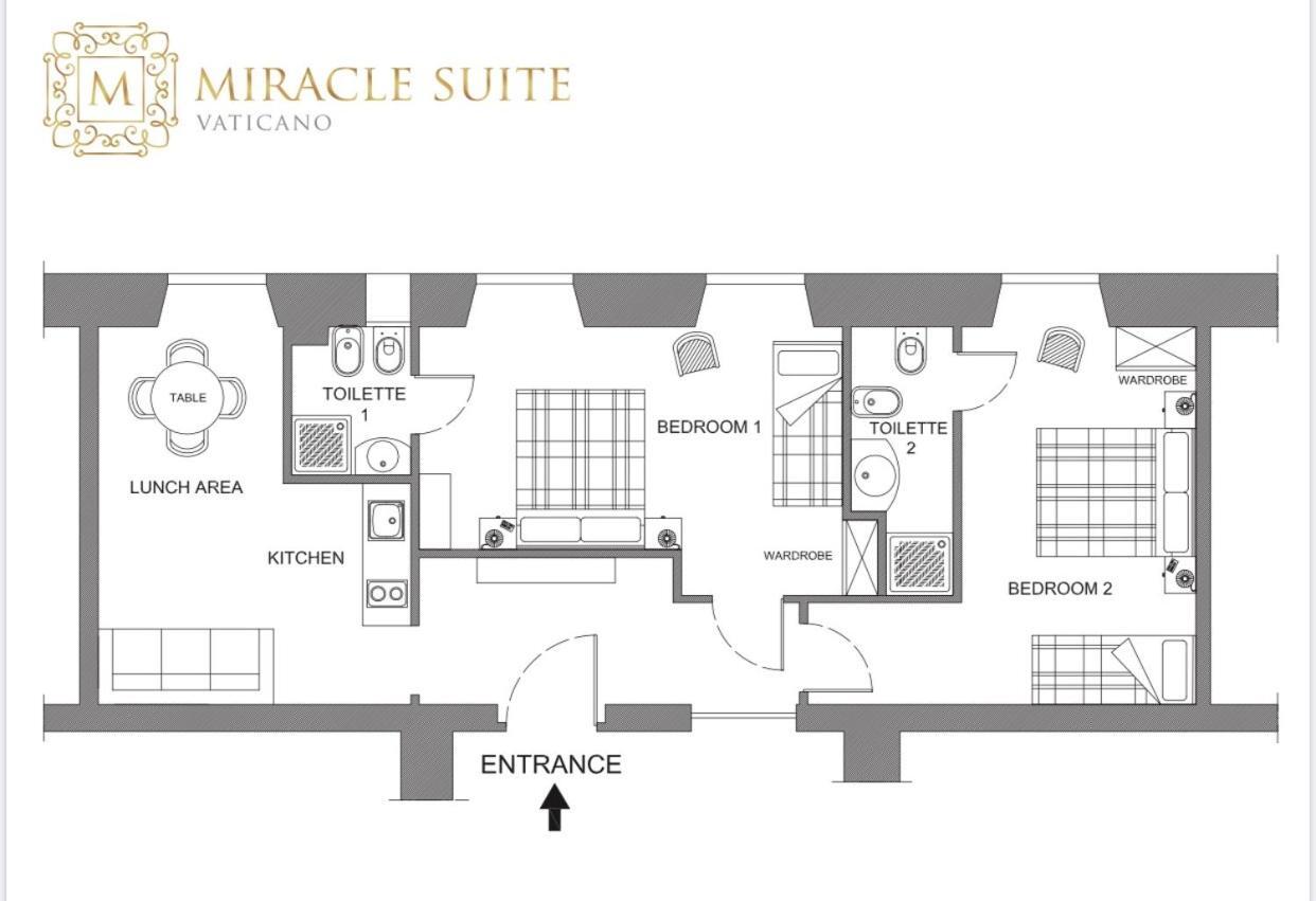 Vatican Miracle Suite Rzym Zewnętrze zdjęcie